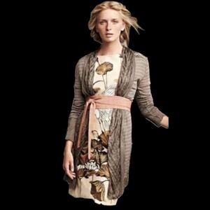 Anthropologie Floreat Snowy Egret Shift Dress